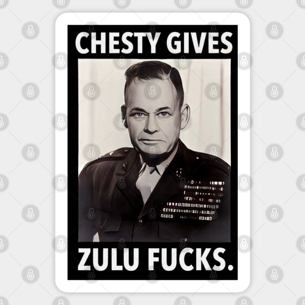 Chesty Puller Magnet by Rare Avis 